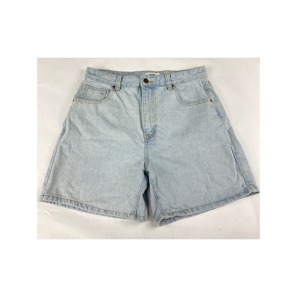 Cotton On Shorts Women's Size 10 Jean Blue Dad Denim